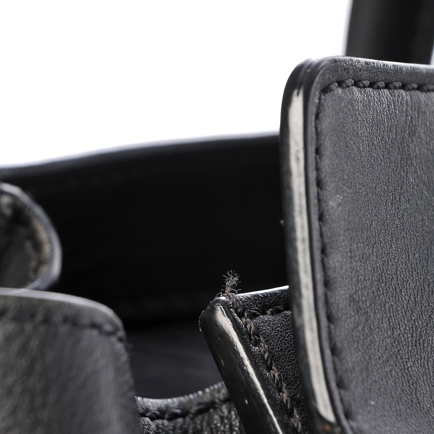 Celine Smooth Calfskin Mini Luggage Black 10 of 11