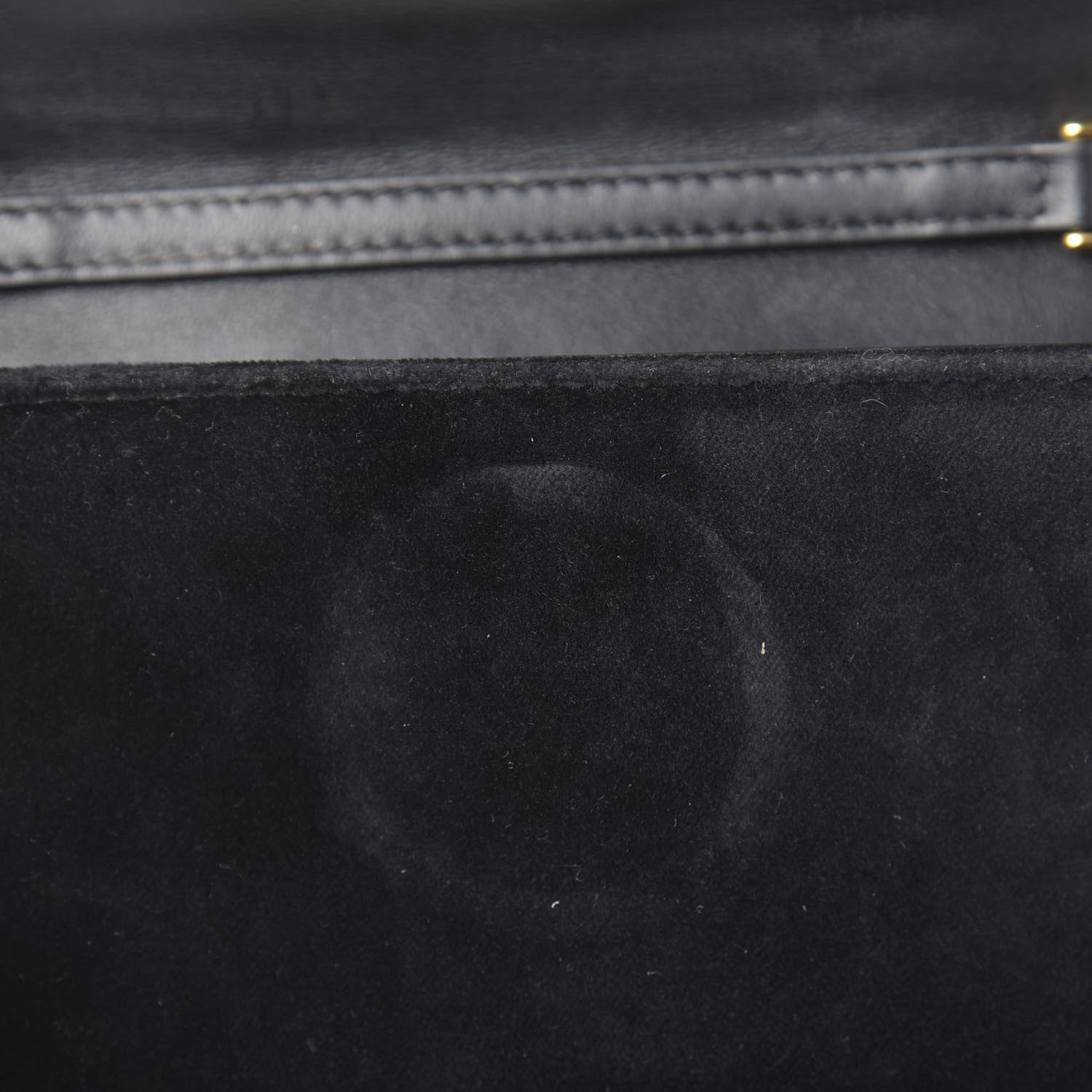 Fendi Velvet F is Wallet on Chain Black 10 of 13