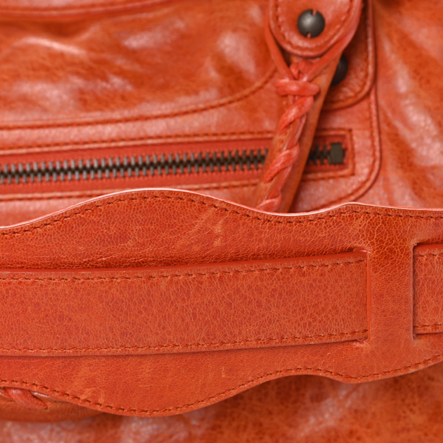 Balenciaga Agneau Classic Hardware City Mandarine 14 of 15