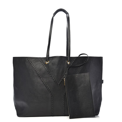 Saint Laurent Calfskin Large Neo Double Reversible Tote Black 1 of 15