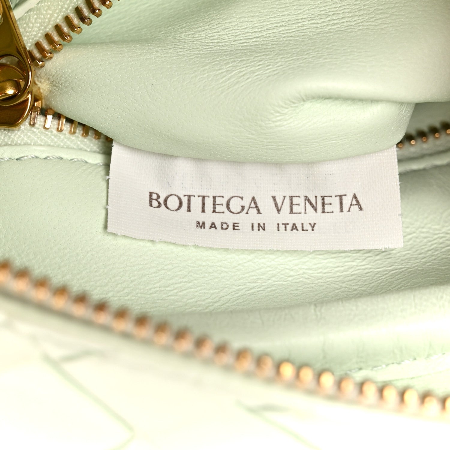 Bottega Veneta Lambskin Intrecciato Small Getaway Glacier 7 of 12