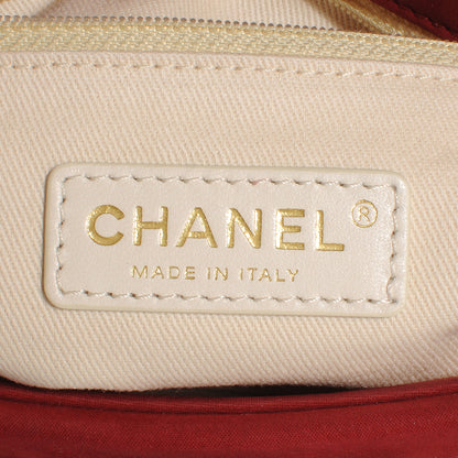 Chanel Iridescent Calfskin Chic Quilt Flap Red 7 of 8