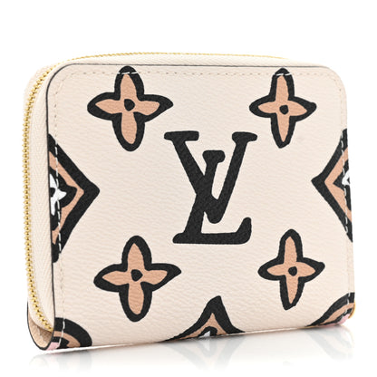 Louis Vuitton Monogram Giant Wild At Heart Zippy Coin Purse Creme 3 of 9