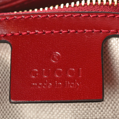 Gucci Boarded Dyana Lux Calfskin Bi-Color Small Jackie 1961 Hobo Blue Agata New Cherry Red 6 of 10