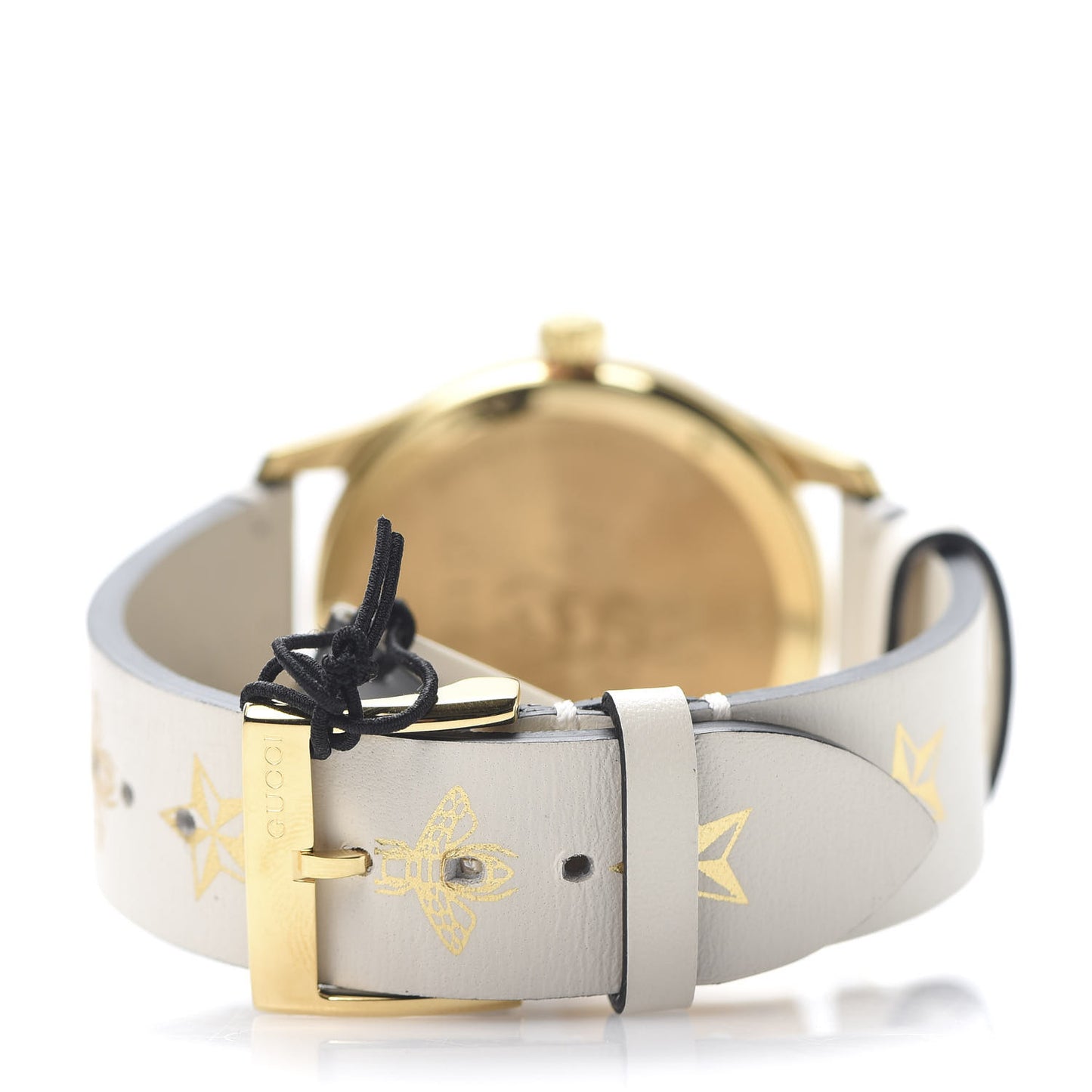 Stainless Steel Calfskin 38mm G-Timeless Bee Star Quartz Watch White
