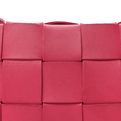 Bottega Veneta Lambskin Maxi Intrecciato Cassette Crossbody Bag Lollipop 7 of 9
