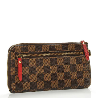 Louis Vuitton Damier Ebene Complice Trunks and Bags Wallet Red 3 of 8