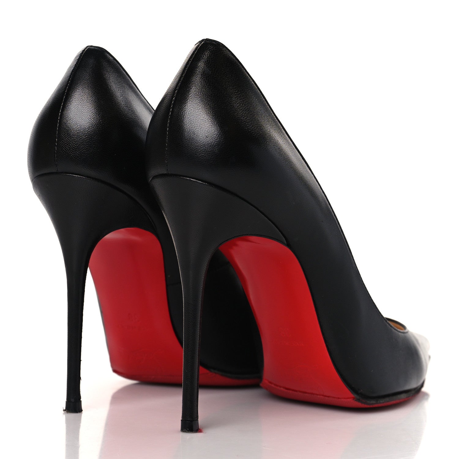 Christian Louboutin Kid Decollete 554 100 Pumps 38 Black 4 of 8