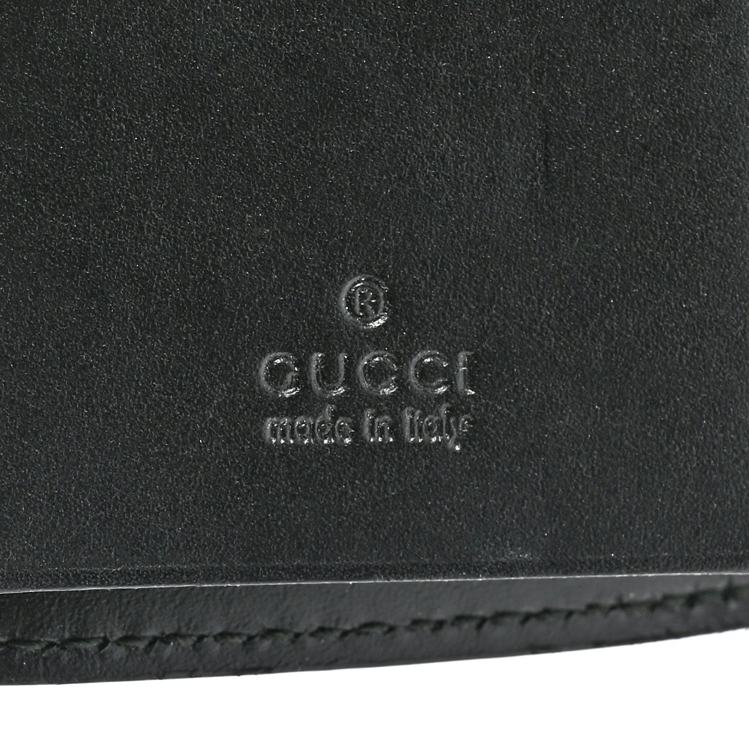 Gucci Guccissima Icon Signature 6 Key Holder Case Black 6 of 10