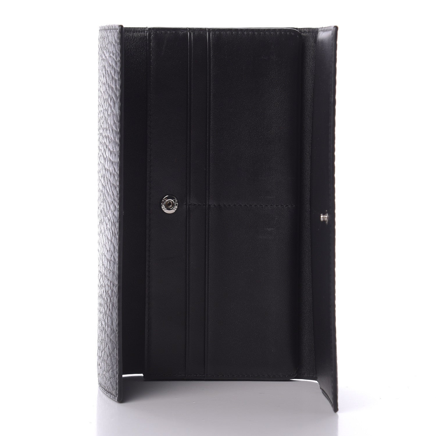 MCM Visetos Large Tri-Fold Flap Wallet Black 5 of 8