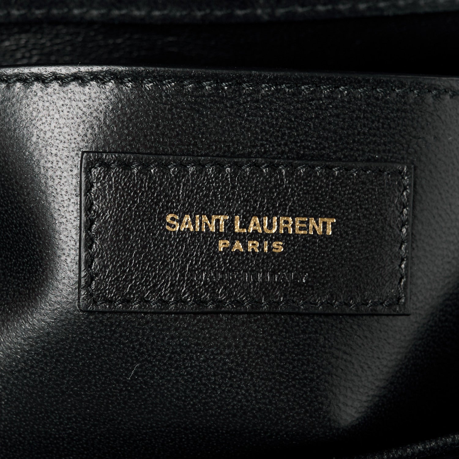 Saint Laurent Patent Matelasse Monogram Large Vicky Chain Bag Black 6 of 11
