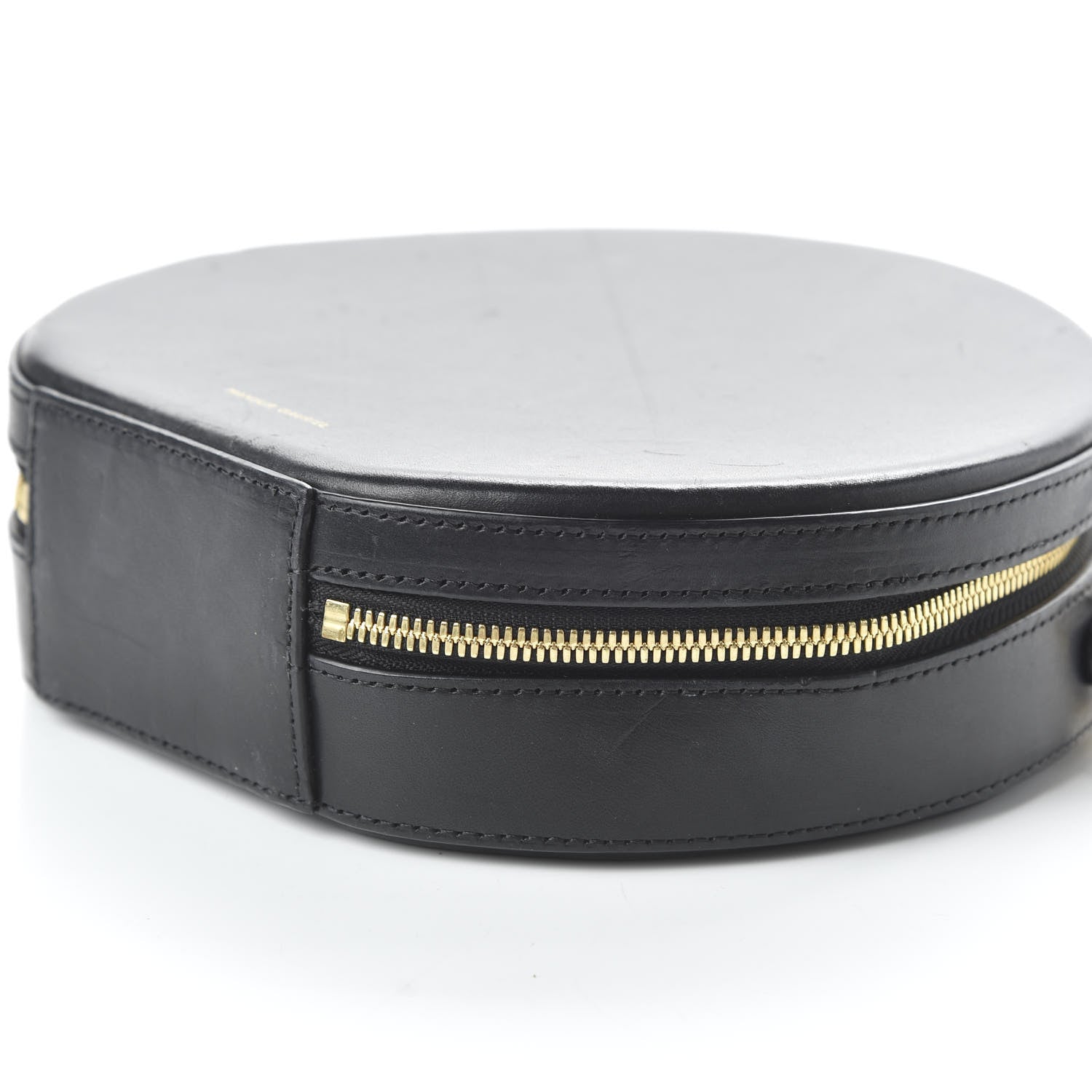 Mansur Gavriel Calfskin Circle Crossbody Bag Black 7 of 10
