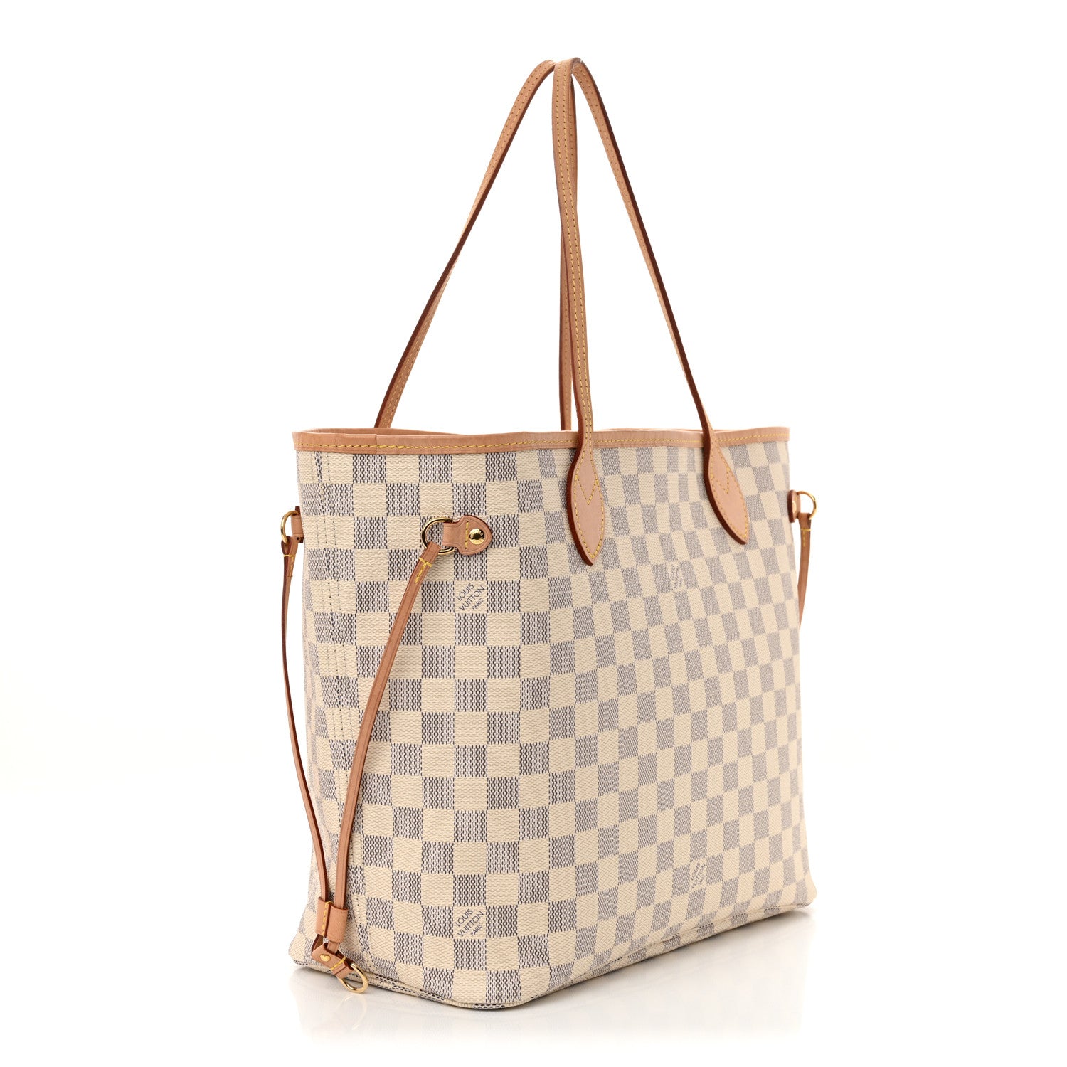 Louis Vuitton Damier Azur Neo Neverfull MM Rose Ballerine 3 of 13
