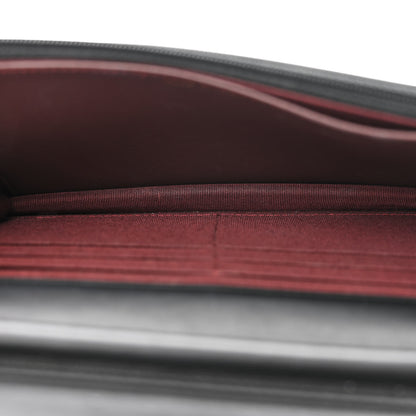 Chanel Aged Calfskin Quilted Lucky Charms 2.55 Reissue Wallet On Chain WOC Black 6 of 12