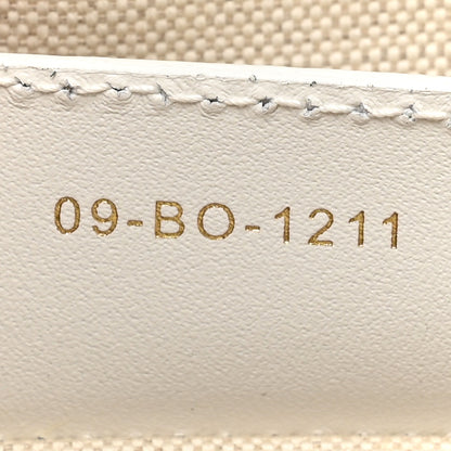 Christian Dior Calfskin Dior Vibe Zip Bowling Bag White 7 of 14