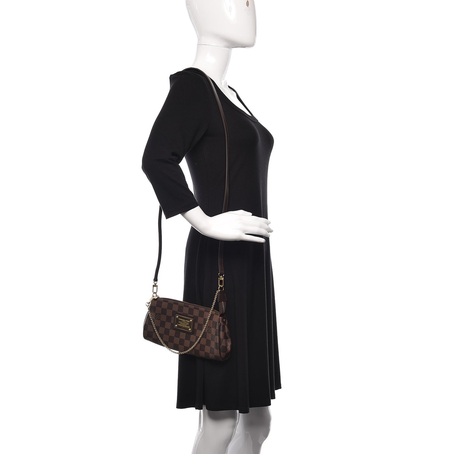 Damier Ebene Eva Clutch