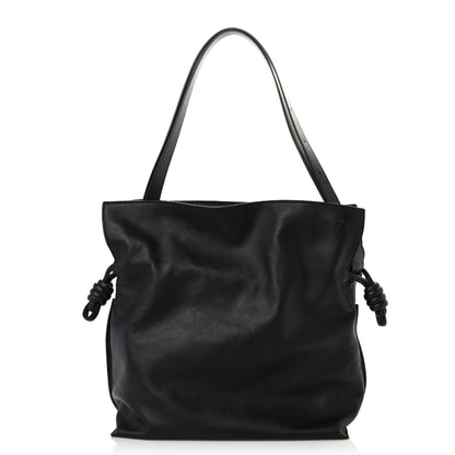 Loewe Calfskin Flamenco Knot Bag Black 1 of 11