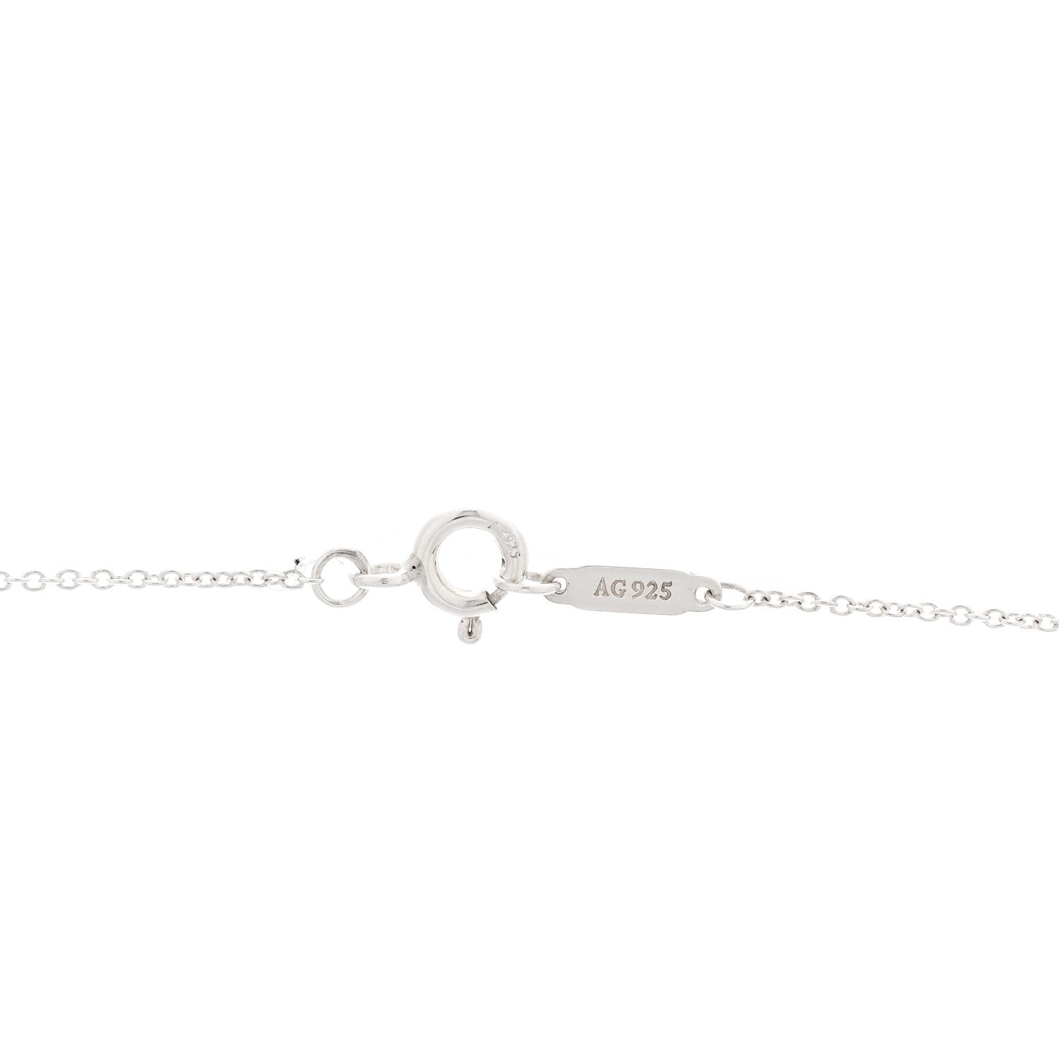 Tiffany Sterling Silver Clover Pendant Necklace 4 of 5