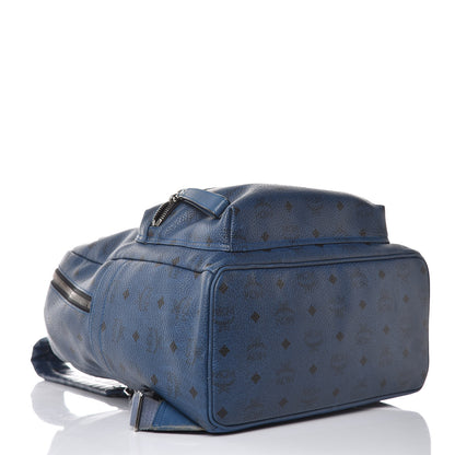 MCM Visetos Medium Sprinkle Stud Stark Backpack Blue 4 of 14