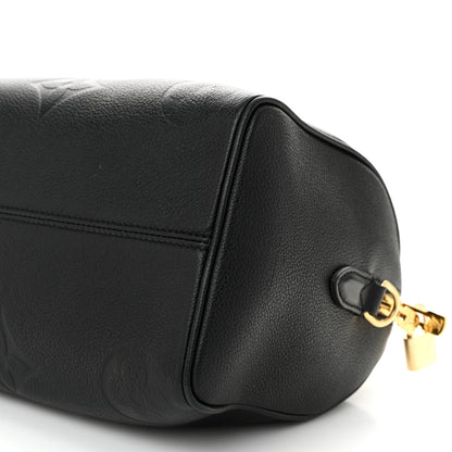Louis Vuitton Empreinte Monogram Giant Speedy Bandouliere 25 Black 9 of 10