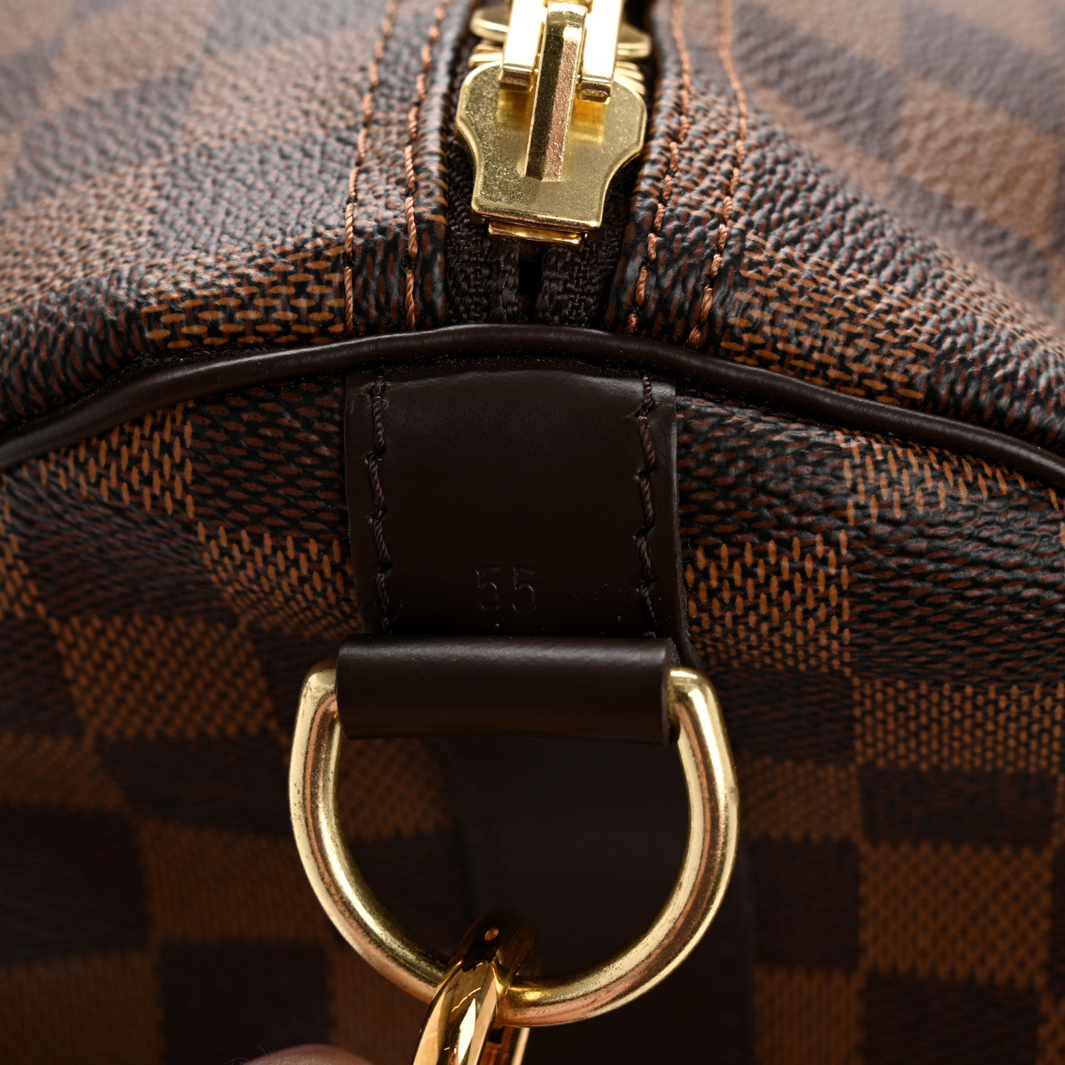 Louis Vuitton Damier Ebene Keepall Bandouliere 55 7 of 13