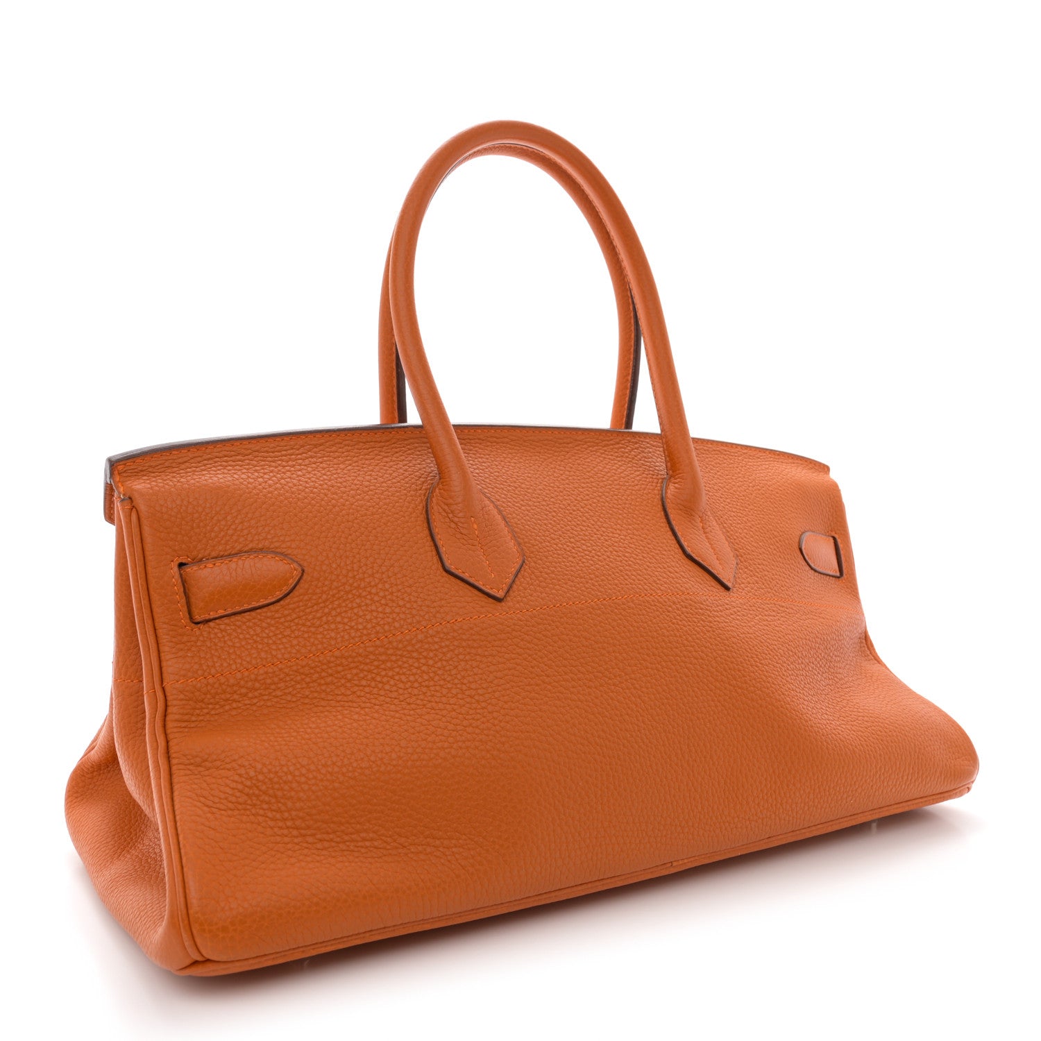 Hermes Taurillon Clemence JPG Birkin 42 Orange 3 of 12