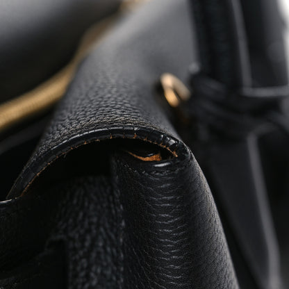 MCM Grained Calfskin Medium Milla Tote Black 12 of 13