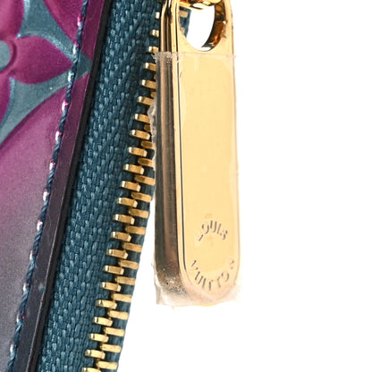 Louis Vuitton Metallic Vernis Degrade Key Pouch Blue Pink 8 of 9
