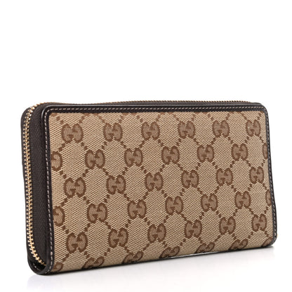 Gucci Monogram Princy Zip Around Wallet Dark Brown 3 of 8