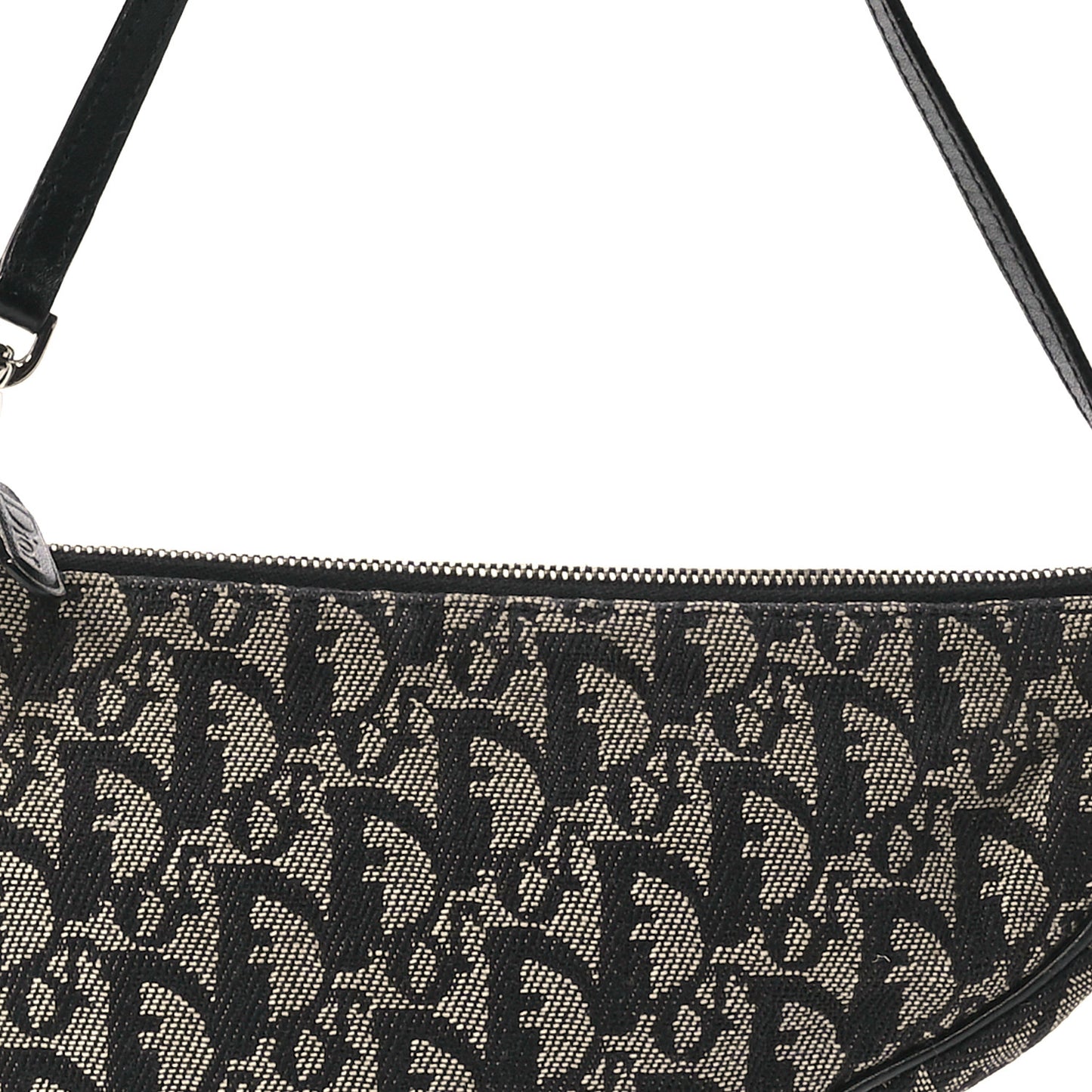 Monogram Mini Saddle Pochette Black