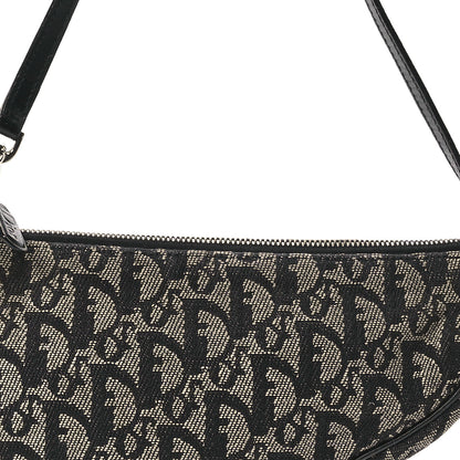 Christian Dior Monogram Mini Saddle Pochette Black 8 of 11