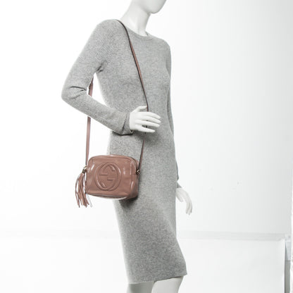 Gucci Vernice Naplack Small Soho Disco Bag Dark Cipria 2 of 8