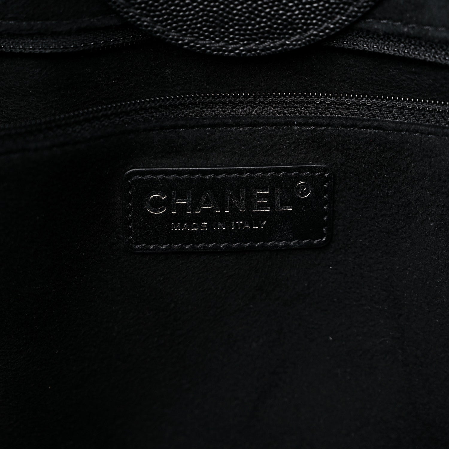 Chanel Caviar Small Studded Deauville Tote Black 6 of 9