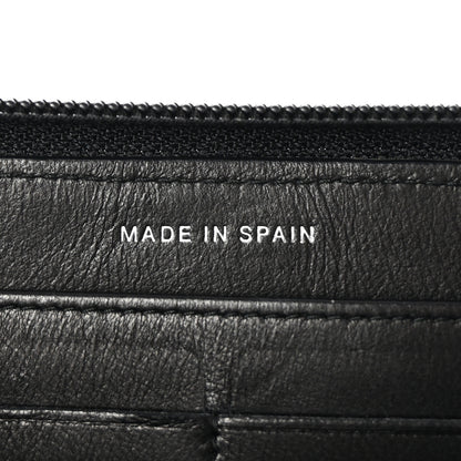Chanel Caviar Quilted Boy Long Zip Around Wallet Black 7 of 8