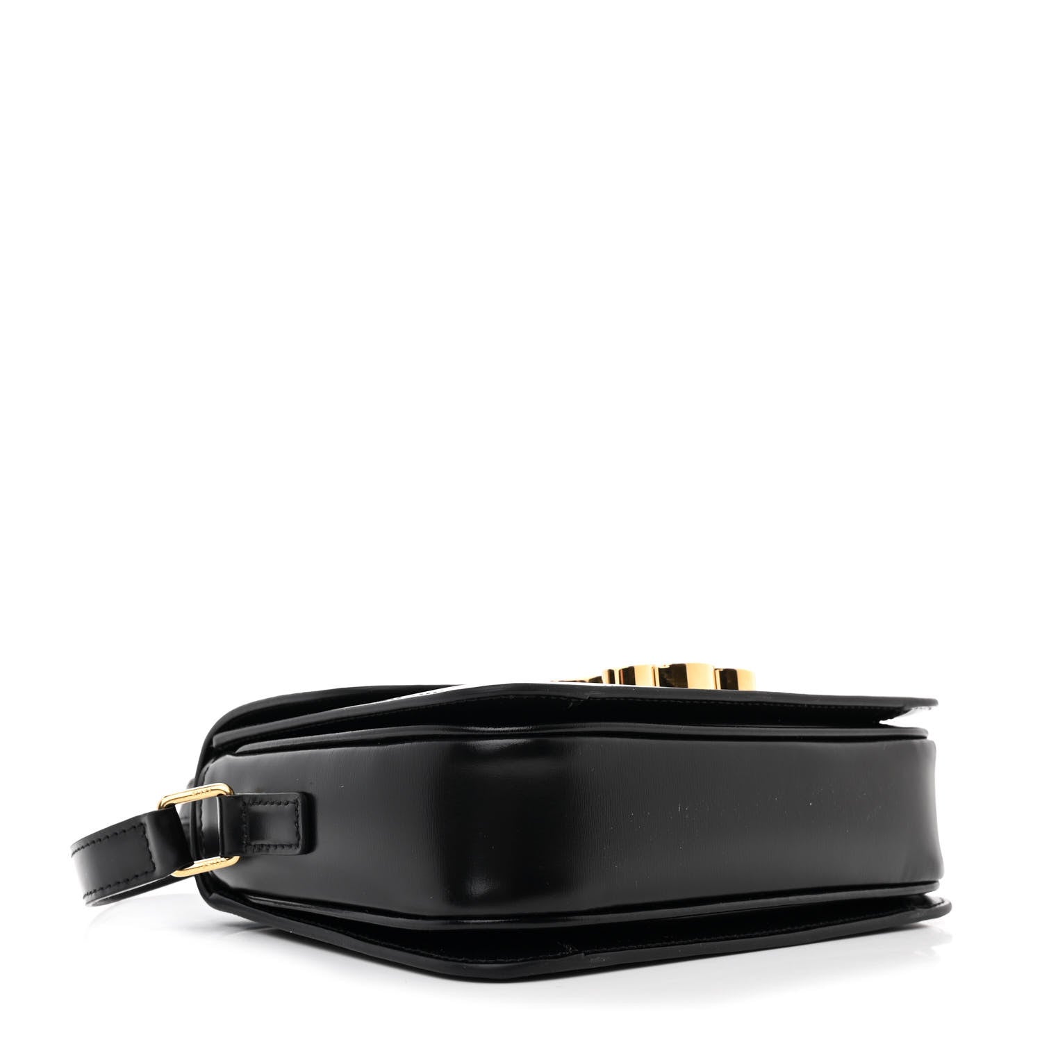 Celine Shiny Calfskin Teen Triomphe Black 4 of 11