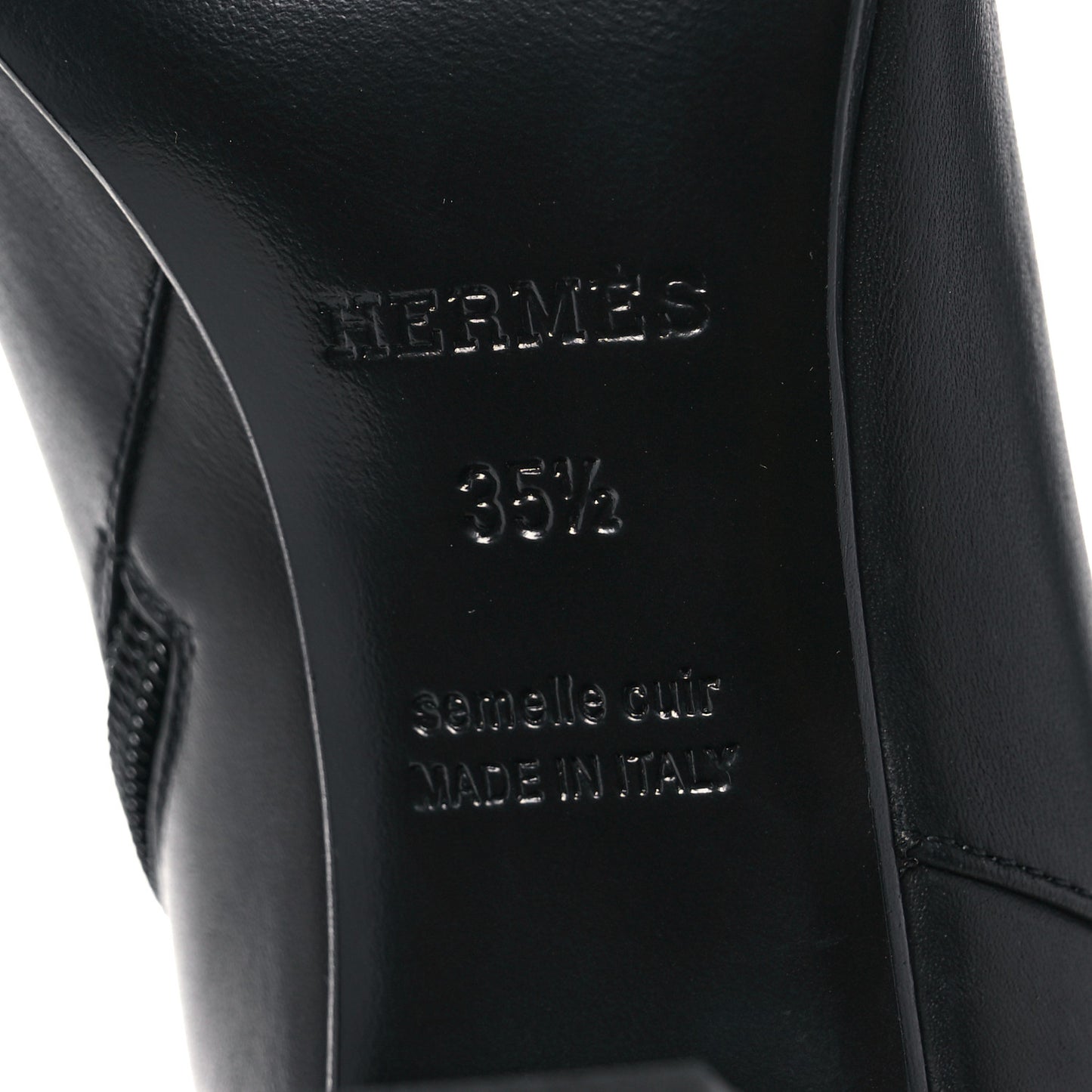 Calfskin Saint Germain Ankle Boots 35.5 Black