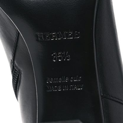 Hermes Calfskin Saint Germain Ankle Boots 35.5 Black 6 of 10