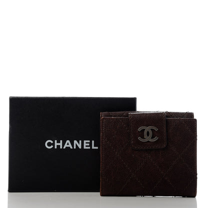 Chanel Caviar Wallet Dark Brown 8 of 8