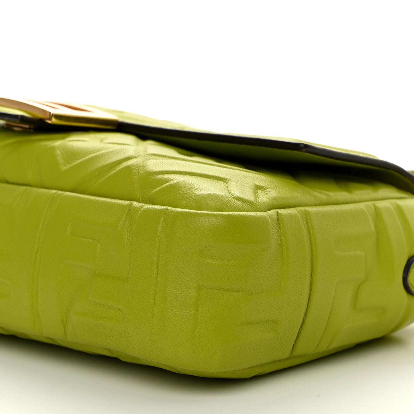 Nappa FF 1974 Embossed Baguette Wasabi
