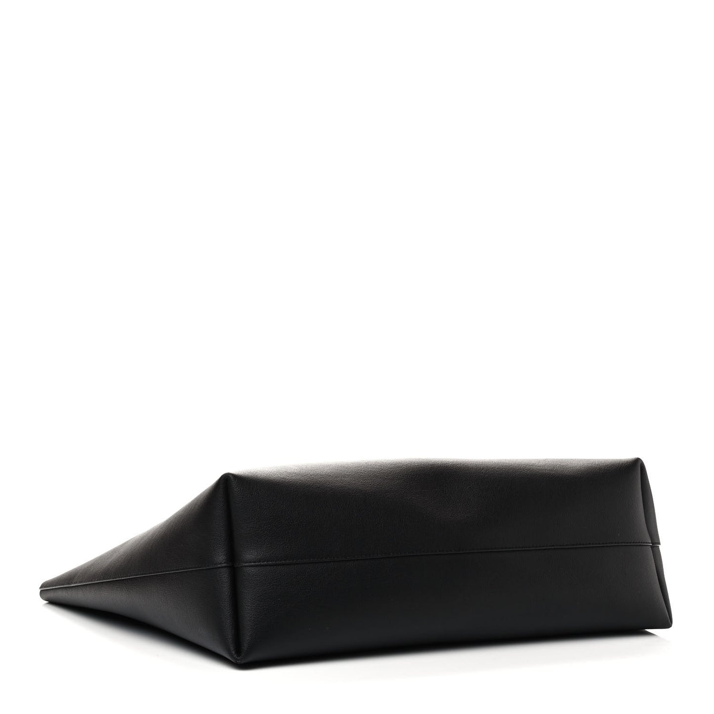 Calfskin Large Shopping Tote Black