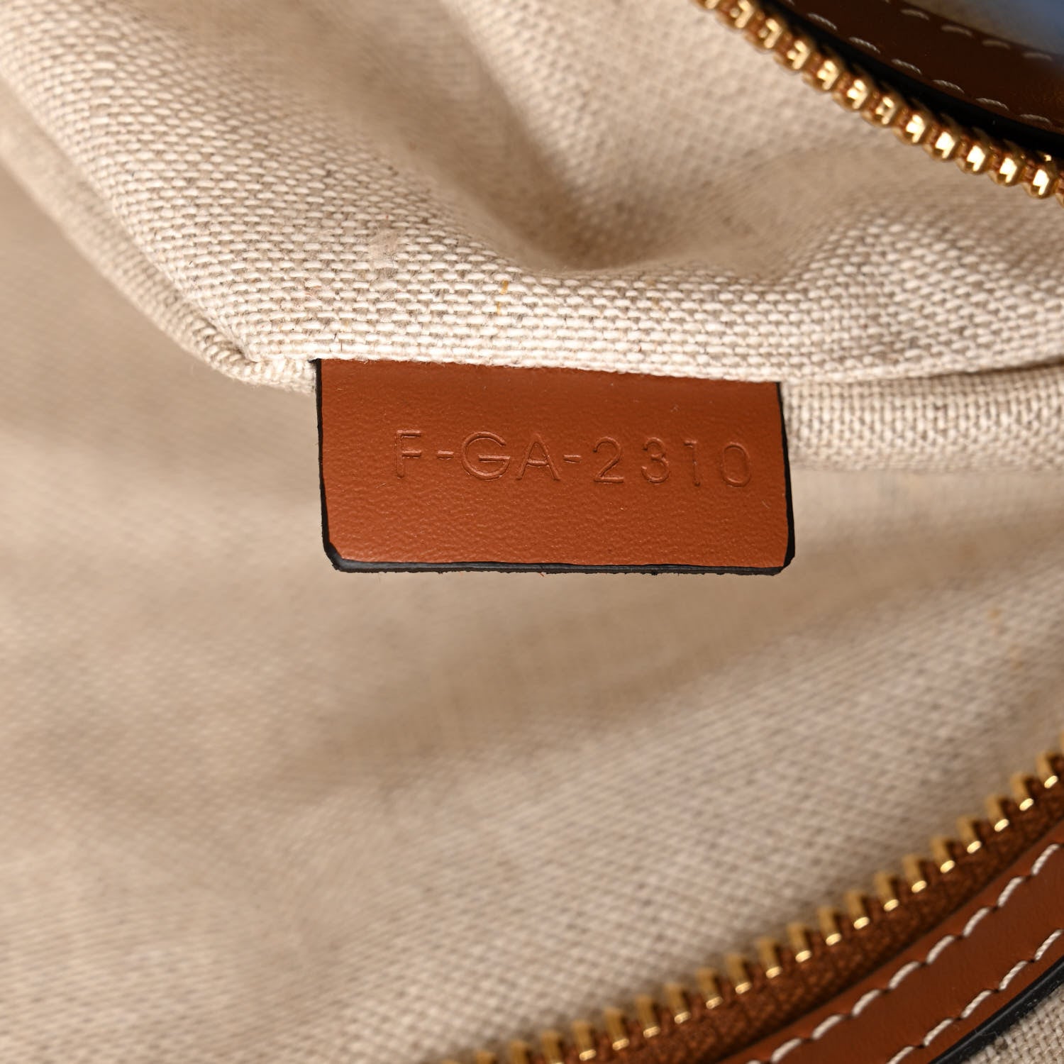 Celine Canvas Calfskin Horizontal Cabas Navy Tan 7 of 11