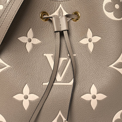 Louis Vuitton Empreinte Monogram Giant Neonoe MM Tourterelle Creme 9 of 12