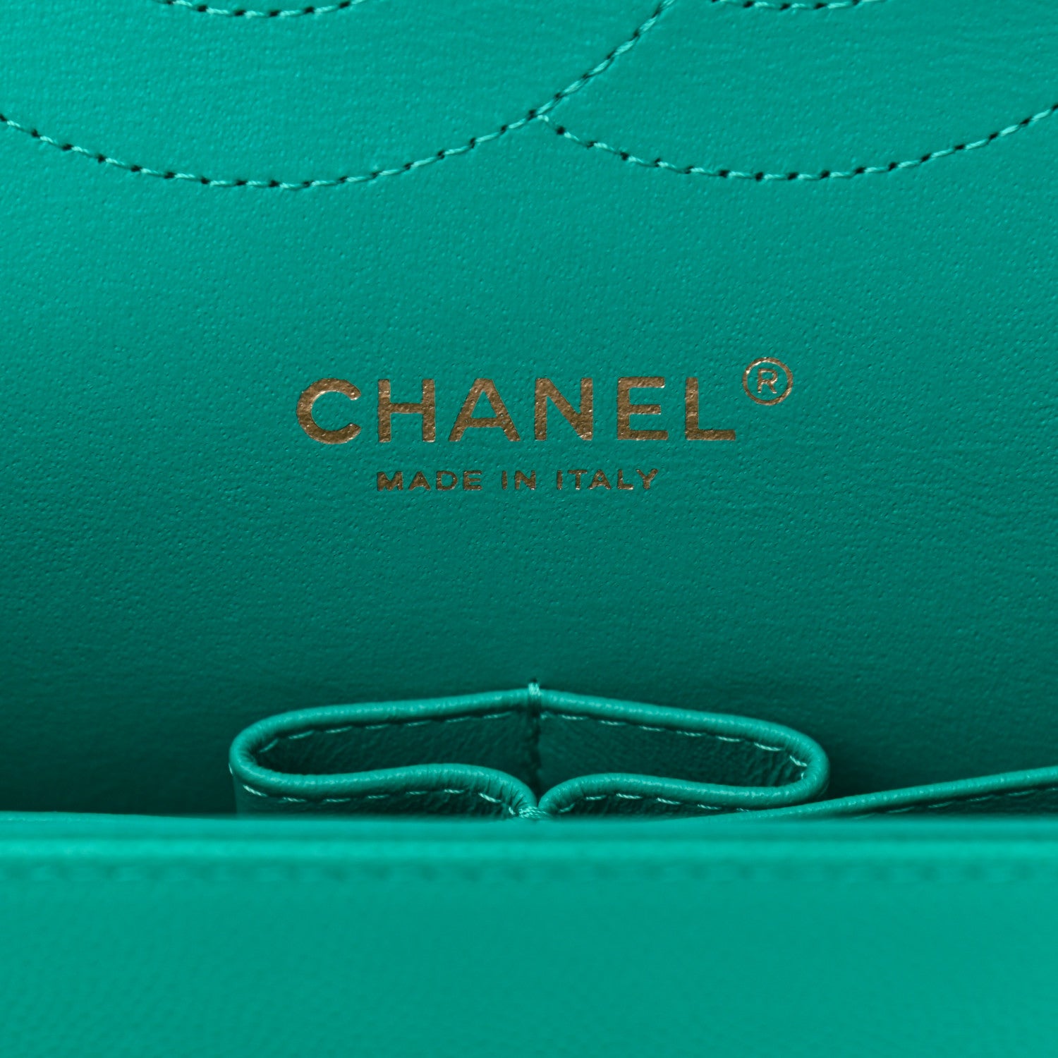 Chanel Caviar Quilted Jumbo Double Flap Turquoise 6 of 11