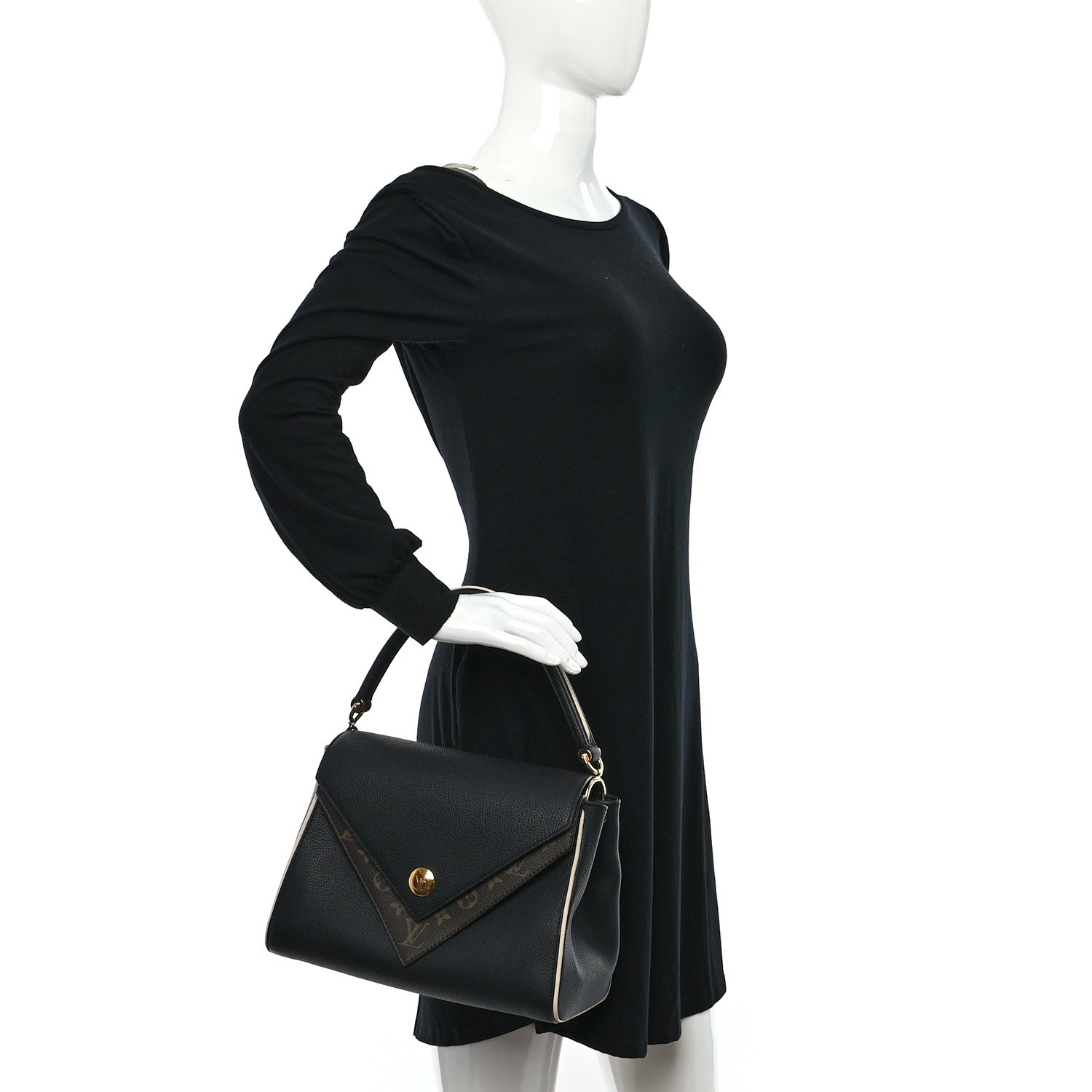 Louis Vuitton Monogram Double V Black 2 of 8