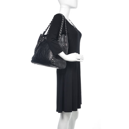Chanel Glazed Caviar Modern Chain Tote Black 2 of 13