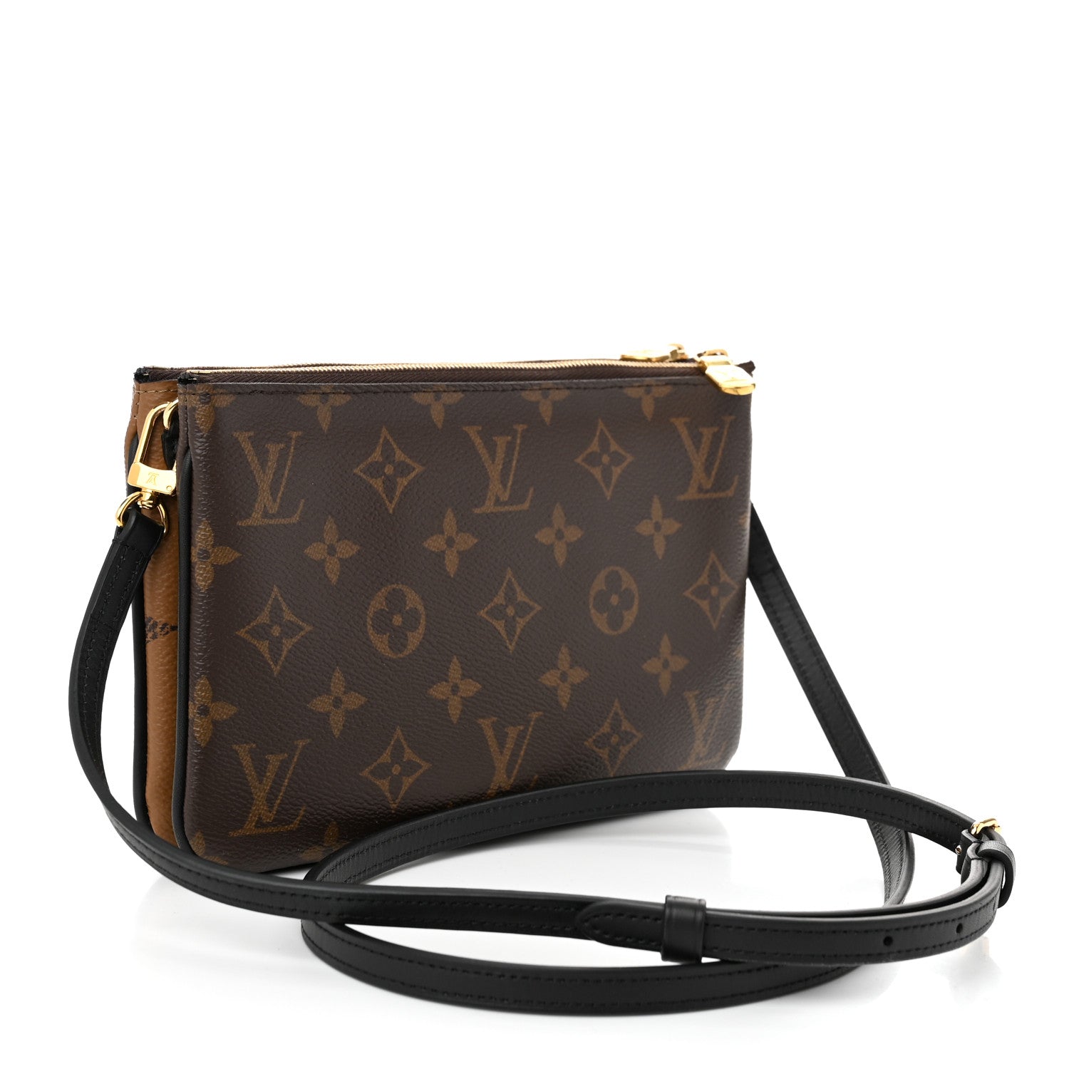 Louis Vuitton Reverse Monogram Giant Double Zip Pochette 3 of 9