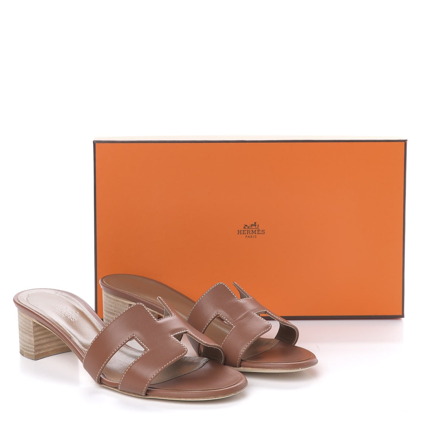 Calfskin Oasis Sandals 35.5 Gold
