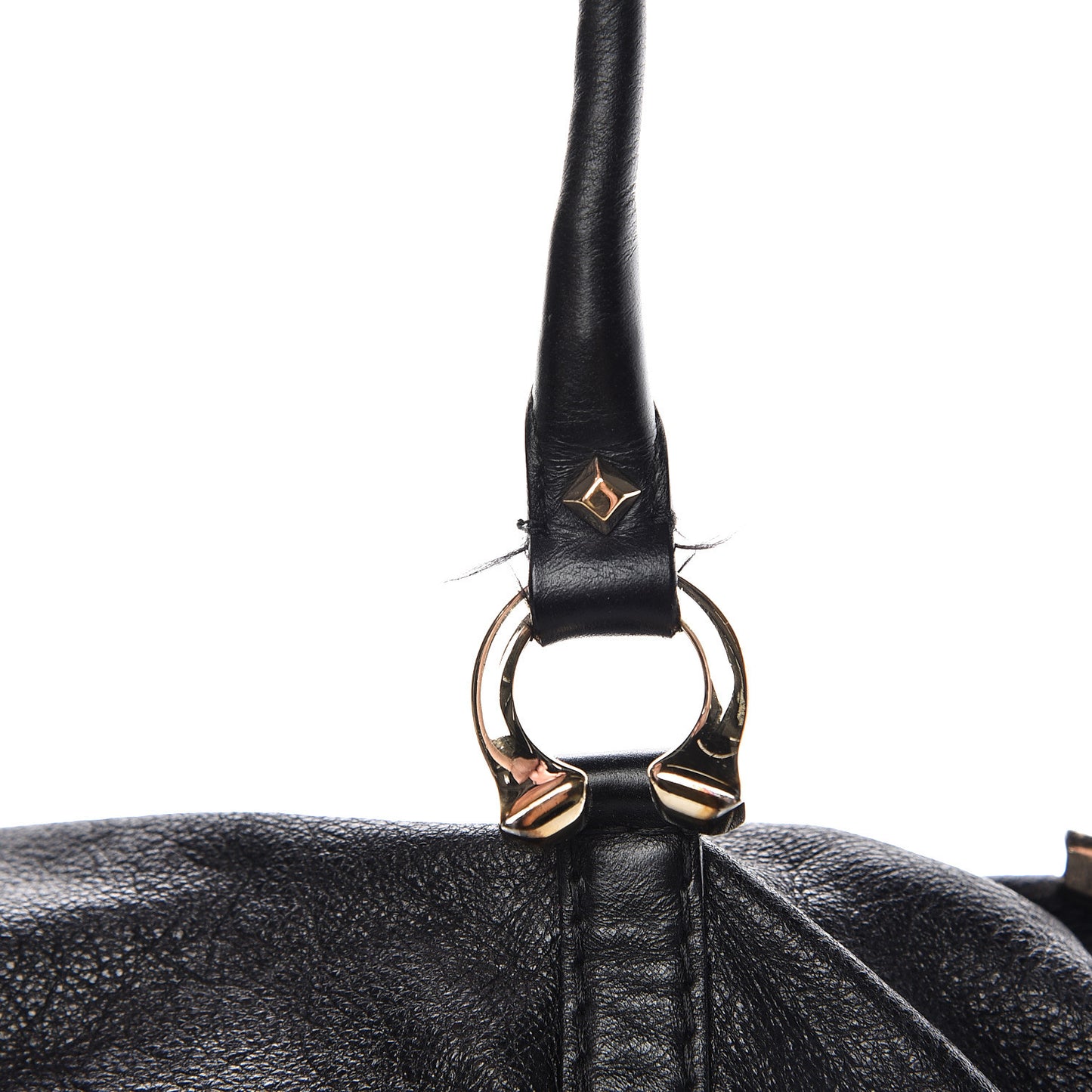Calfskin Horsebit Medium Nail Boston Black