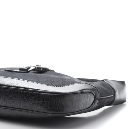 Gucci Monogram Small Jackie O Hobo Black 9 of 14