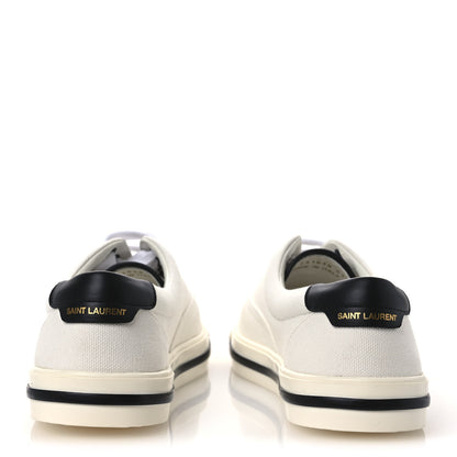 Saint Laurent Elba Greenwich Club Low Top Sneakers 41 Off White Black Bianco 6 of 11